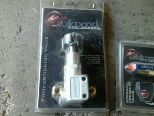 Wilwood compact knob type proportioning valve 260-8419, and res 2 psi valves