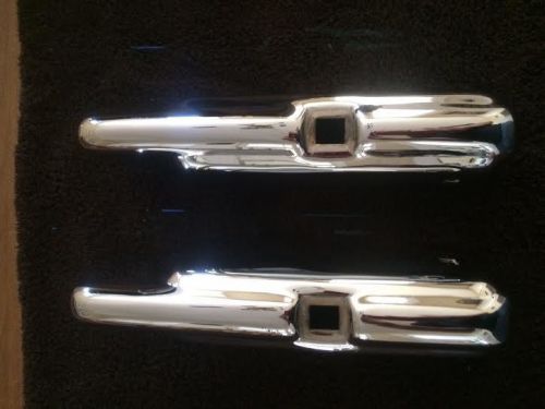 Ford 1942 super deluxe rear bumper guards pair chrome