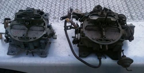 2 rochester quadrajet for parts or repair 4barrel gm