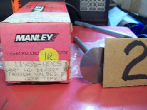 Manley titanium single valve/1.600 x 5.095/11/32 stem/nos