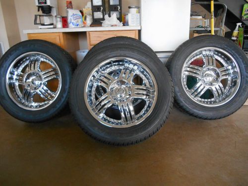 20&#034; ford truck wheels &amp; tires, ford expedition, f150, by kmc,(hot wheels logo)