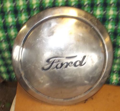 Vintage ford script style moon hubcap