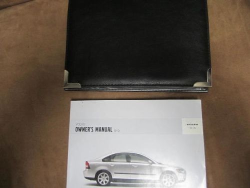 2006 volvo s40 owners manual w/case 06 free shipping