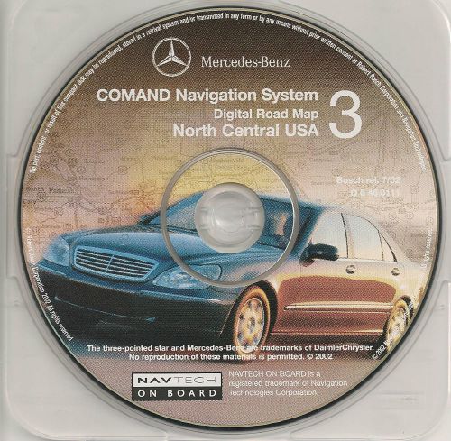 2002 2003 mercedes g500 g55 sl500 sl55 navigation cd map cover sd ne ks mn ia mo