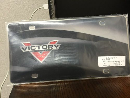 Victory custom licence plate