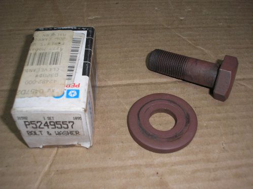 Mopar  nos  crank bolt &amp; washer pkg.   # p5249557  dodge / plymouth