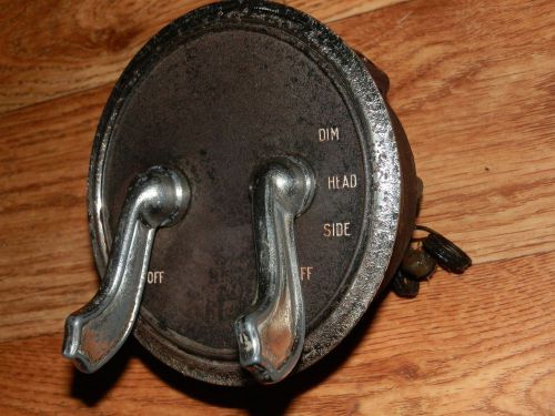 1920&#039;s-1930&#039;s vintage dual ignition and light switch