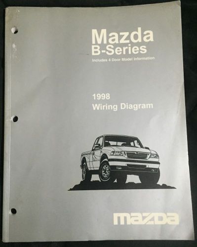 1998 mazda b-series truck factory oem wiring diagram manual