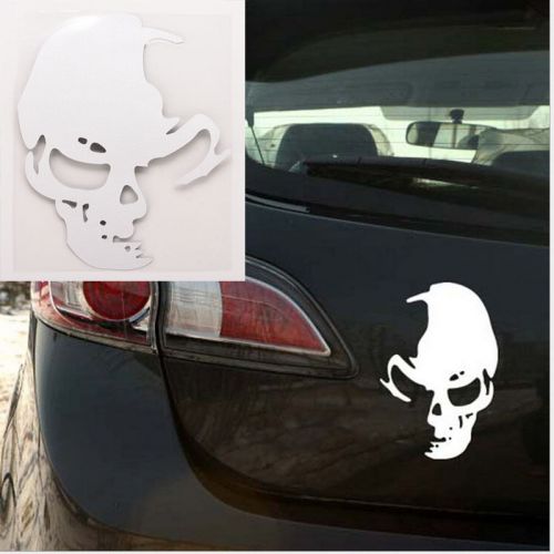 Cool funny skull car truck wall vinyl window decal decals sticker wall decor aw