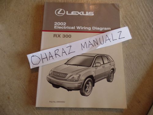 2002 lexus rx300 electrical wiring diagram service manual oem