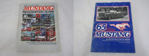 1964 1/2 thru 1973 ford mustang recognition guide and illustrated fact books