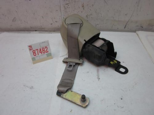 Right passenger rear side seat belt w cover 98-04 cadillac seville oem