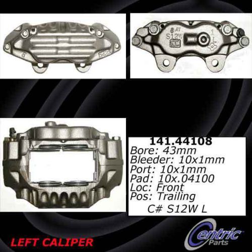Centric parts 142.44108 front left rebuilt brake caliper with pad