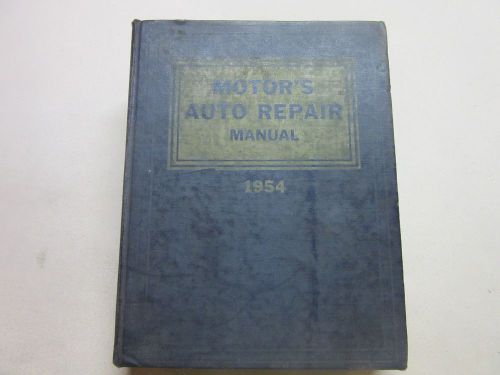 1954 auto repair manual