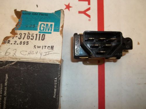 3765110 nos gm 1960-1962 chevrolet turn signal switch pkg