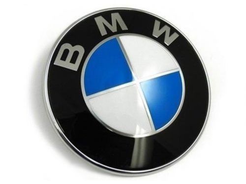 New car emblem chrome front badge logo 82mm 2 pins for bmw hood/trunk a1