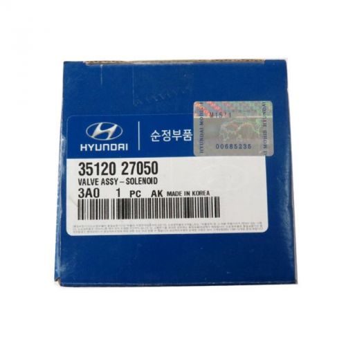 Hyundai genuine valve assy solenoid 3512027050