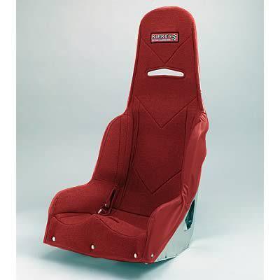Two (2) kirkey racing 41512 seat cover red cloth fits seat kir-41500