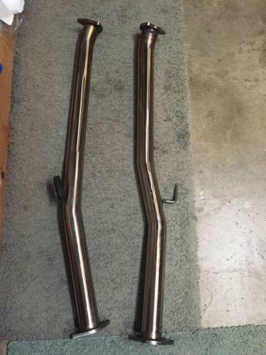 300zx twin turbo racing test pipes stainless steel high flow