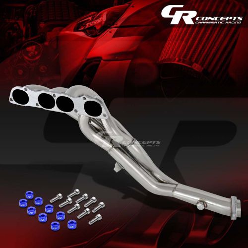 J2 for ap1/ap2 exhaust manifold 4-2-1 racing header+blue washer cup bolts