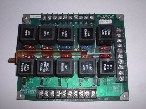 Tsd pdc-10 control box circuit board &amp; relays for freightliner 290-2010 9900598