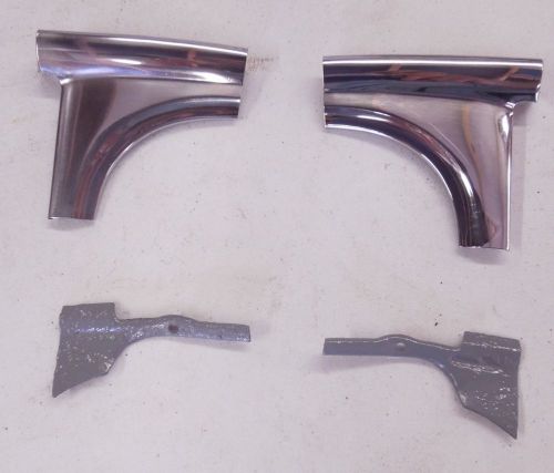 1955 1956 1957 chevy  windshield corner molding - trim  - right and left - #1