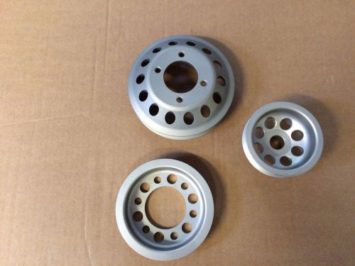 Bmw e46 m3 s54 underdrive pulley kit for competition use ,5pk belt