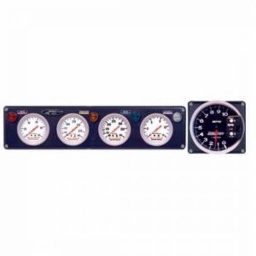 Longacre 4 gauge composite panel sportsman op wt fp ot w/tach -lights imca 44478