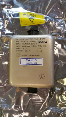 Textron aviation dual battery temp monitor mod a dual released 8130   p/n 1863-1