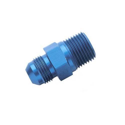 Professional products adapter fitting -8 an male-1/2 in. npt male blue