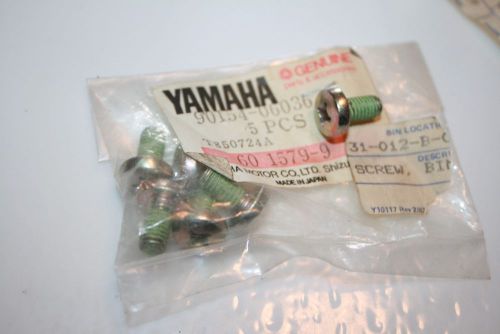 5 nos yamaha screws 90154-06036 srv ex570 phazer vmax-4 secondary cover pz480