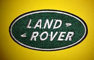 Land rover auto car club jacket hat uniform seat covers iron on patch crest