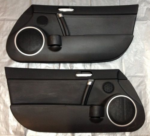 2006-2008 mazda mx5 miata door panels set, pair, black leather