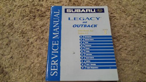 2003 subaru legacy and outback engine h-6 sec 3 service repair manual