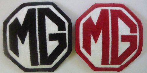 New 3 inch mb embroidered octagon patch british automotive red or black