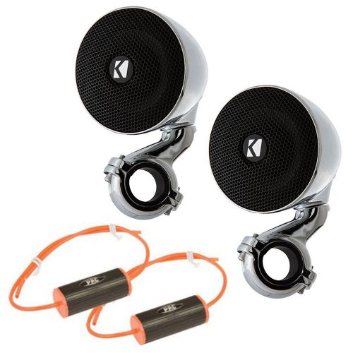 Kicker psm32 psm mountable 3&#034; 4-ohm speaker enclosures with bass blocker pair