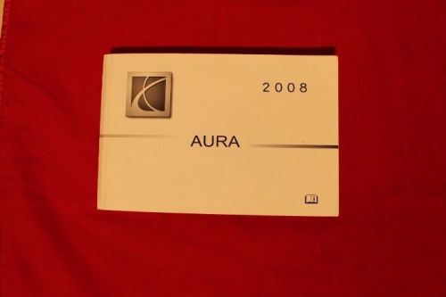 2008 saturn aura owners manual 08