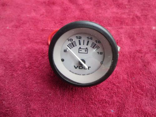 Teleflex sahara or sand dune boat volt / battery gauge~12v~61448