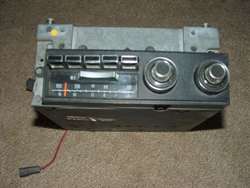 71 72 73 chrysler am fm radio with cassette plug mopar