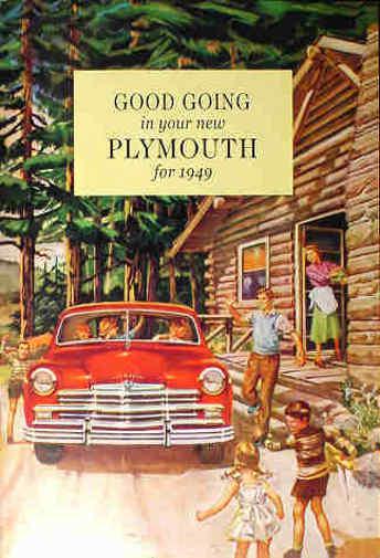 1949  plymouth owners instruction manual p-17 &  p-18 deluxe special deluxe