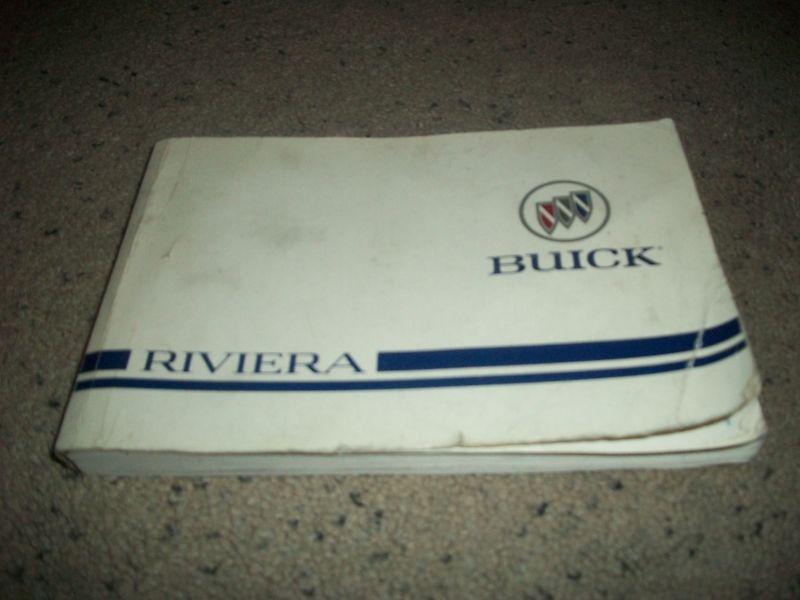 1996 buick riviera owner's manual