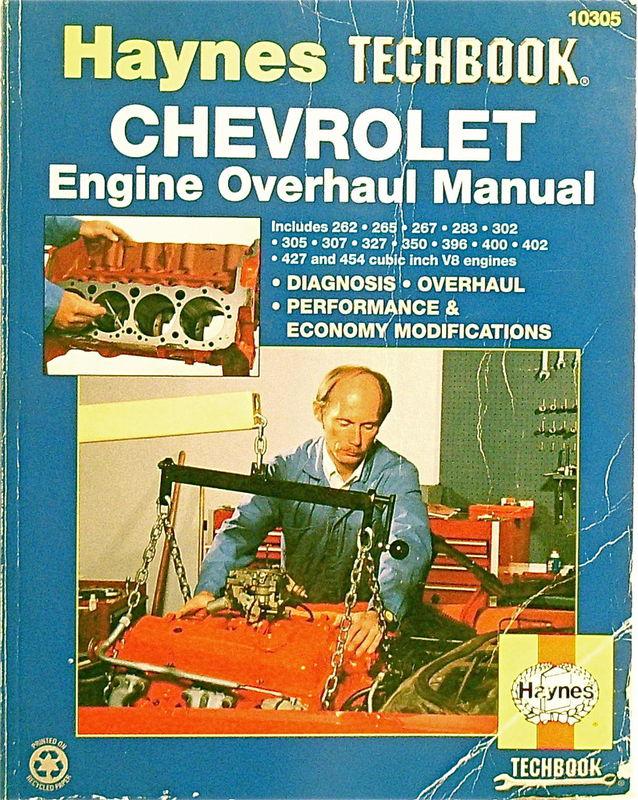Haynes techbook chevrolet engine overhaul manual  used