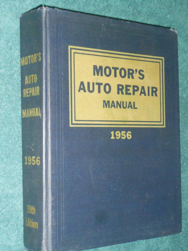 1946-1956 chevy ford olds cadillac buick & more shop manual original motors