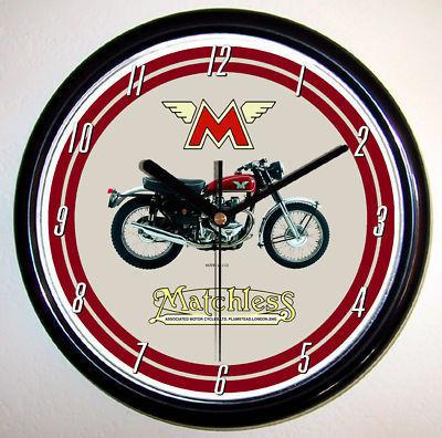 Matchless g12 motorcycle wall clock g12cs