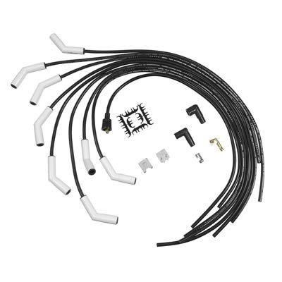 Accel spark plug wires pro fit ceramic spiral core 8mm black 115 degree boots