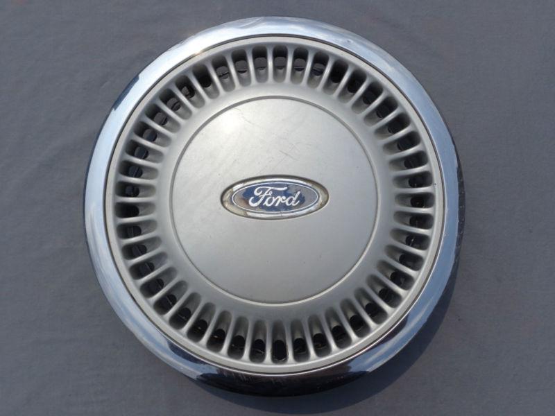 86-91 ford taurus hubcap wheel cover 14" oem e6dc-1130=hb hol# 852 #h13-b150