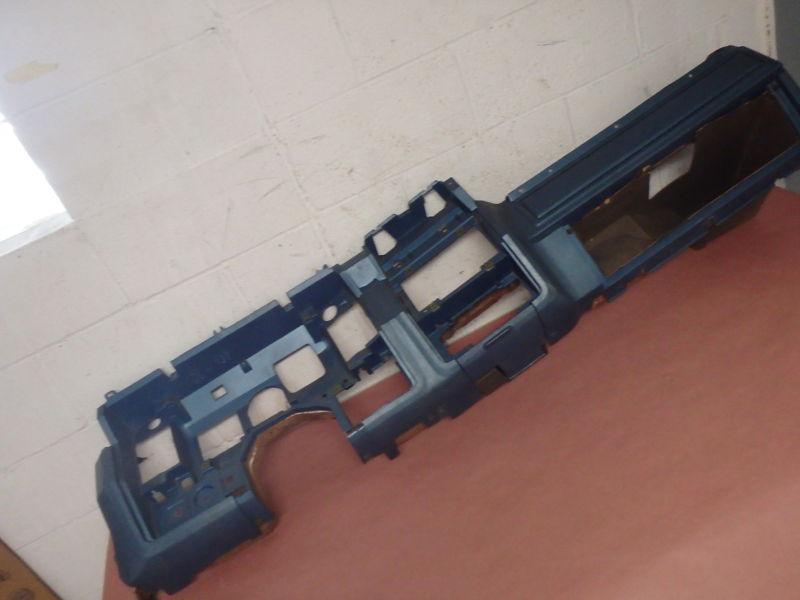 1980-1986 ford f100 f150 f250 f350 bronco dash panel structure blue 