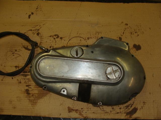 1974 harley sportster ironhead 1000 primary clutch cover nice shape