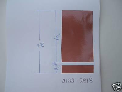5 15/16" copper  metallic sticker pinstripe 2122-2818
