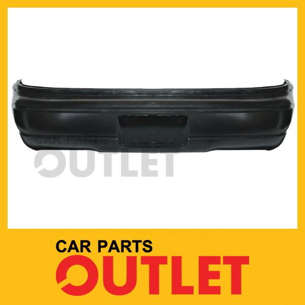 95-01 chevy lumina rear bumper plastic cover sedan base/ls raw mat black wo ltz